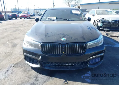 2017 BMW 740I from USA, damaged, VIN WBA7E2C51HG739820